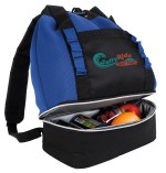 Atchison® Brightwater Dual-Compartment Tote-Pack Cooler - AP7009 royal bottom open image Atchison® Brightwater Dual-Compartment Tote-Pack Cooler - AP7009 royal bottom open image