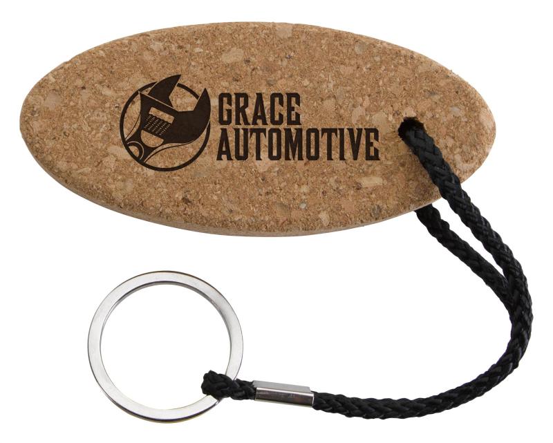 Buoy Oval Cork Keychain 2 Buoy Oval Cork Keychain 2