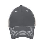 Heavy Stitch Cap With Mesh - VHDW7313 Charcoal/Stone Heavy Stitch Cap With Mesh - VHDW7313 Charcoal/Stone