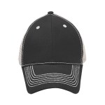 Heavy Stitch Cap With Mesh - VHDW7313 Black/Stone Heavy Stitch Cap With Mesh - VHDW7313 Black/Stone