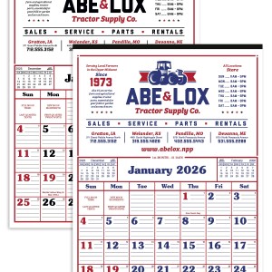 Skinner & Kennedy® Commercial 12-Sheet Calendar 2 Skinner & Kennedy® Commercial 12-Sheet Calendar 2