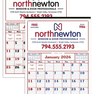 Skinner & Kennedy® Commercial 12-Sheet Calendar 2 Skinner & Kennedy® Commercial 12-Sheet Calendar 2