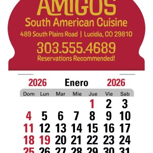 Triumph® Calendars Press-N-Stick Spanish Calendar 2 Triumph® Calendars Press-N-Stick Spanish Calendar 2