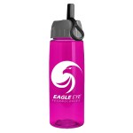 Garyline® Flair Tritan® Bottle with Ring-Straw Lid - 26 oz. - TXB63A_translucenthotpink_bottle_graywithblack_lid_1c.png Garyline® Flair Tritan® Bottle with Ring-Straw Lid - 26 oz. - TXB63A_translucenthotpink_bottle_graywithblack_lid_1c.png