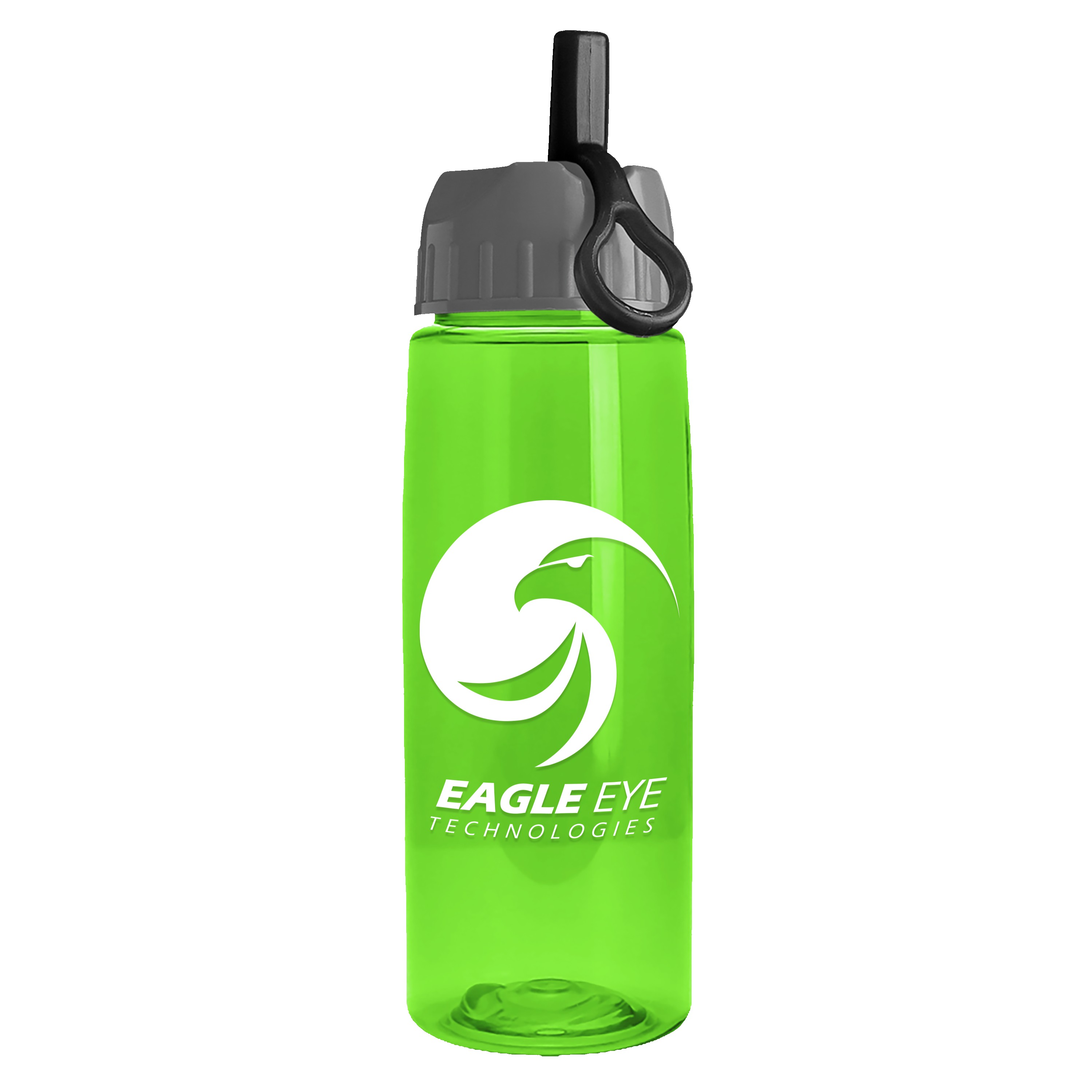 Garyline® Flair Tritan® Bottle with Ring-Straw Lid - 26 oz. 2