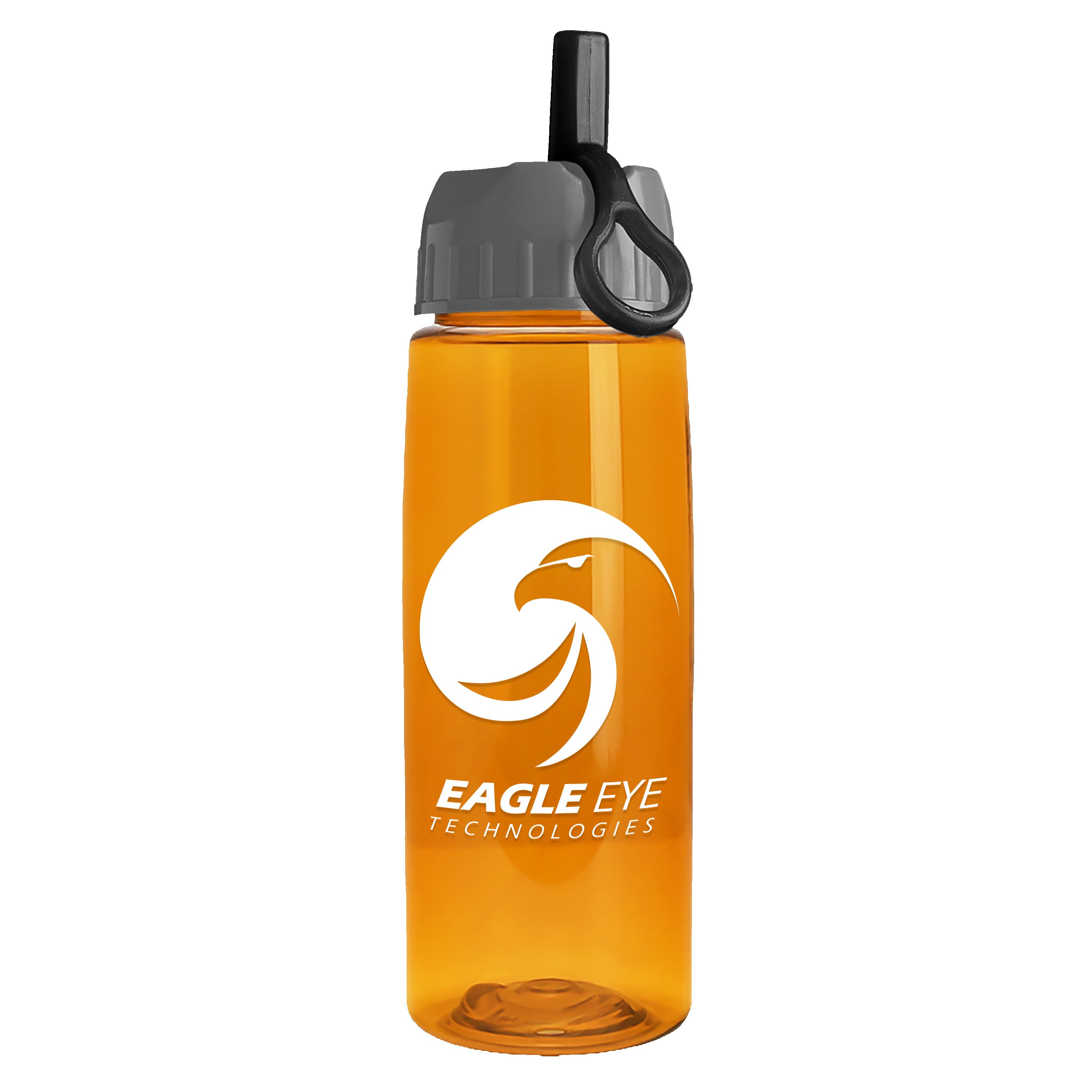 Garyline® Flair Tritan® Bottle with Ring-Straw Lid - 26 oz. 2