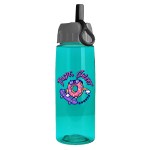 Garyline® Flair Tritan® Bottle with Ring-Straw Lid - 26 oz. - TXB63A_translucentteal_bottle_graywithblack_lid_full.png Garyline® Flair Tritan® Bottle with Ring-Straw Lid - 26 oz. - TXB63A_translucentteal_bottle_graywithblack_lid_full.png