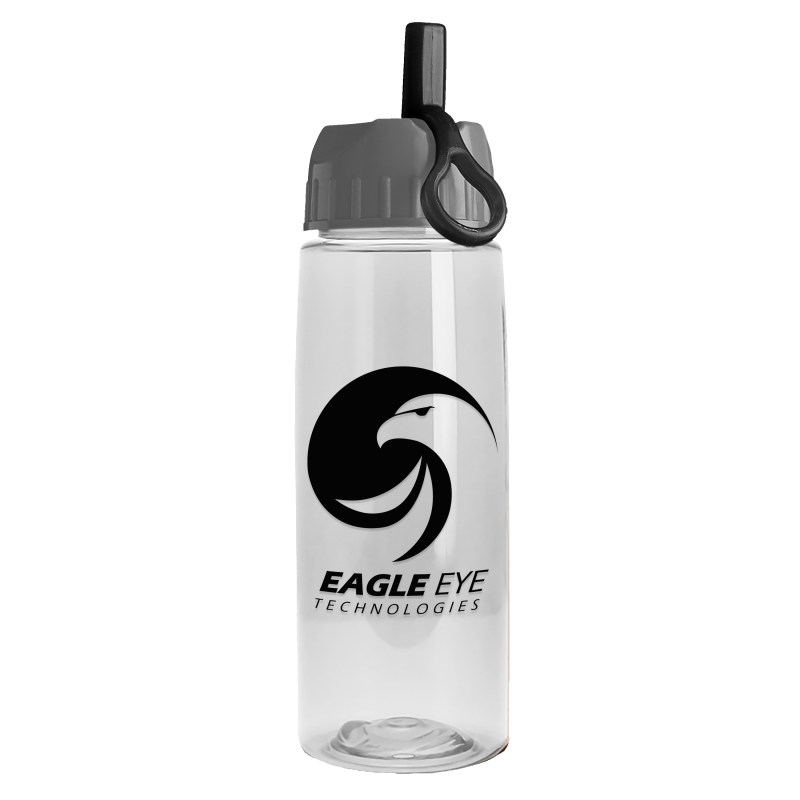 Garyline® Flair Tritan® Bottle with Ring-Straw Lid - 26 oz. 2 Garyline® Flair Tritan® Bottle with Ring-Straw Lid - 26 oz. 2