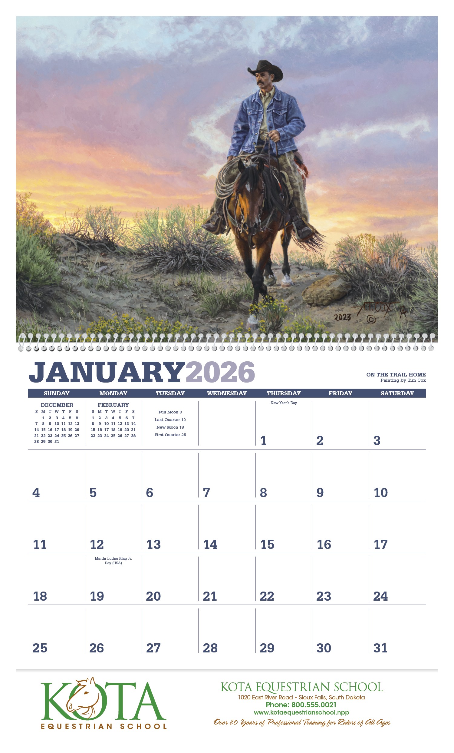 Triumph® Calendars American West by Tim Cox Calendar 2