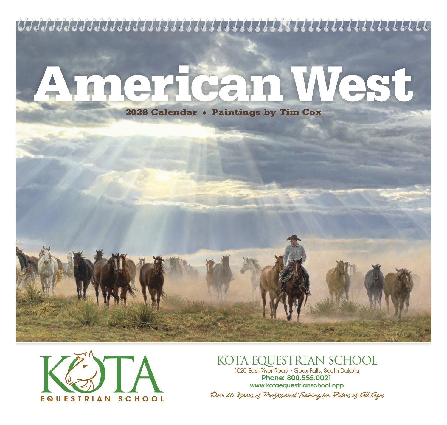 Triumph® Calendars American West by Tim Cox Calendar 2