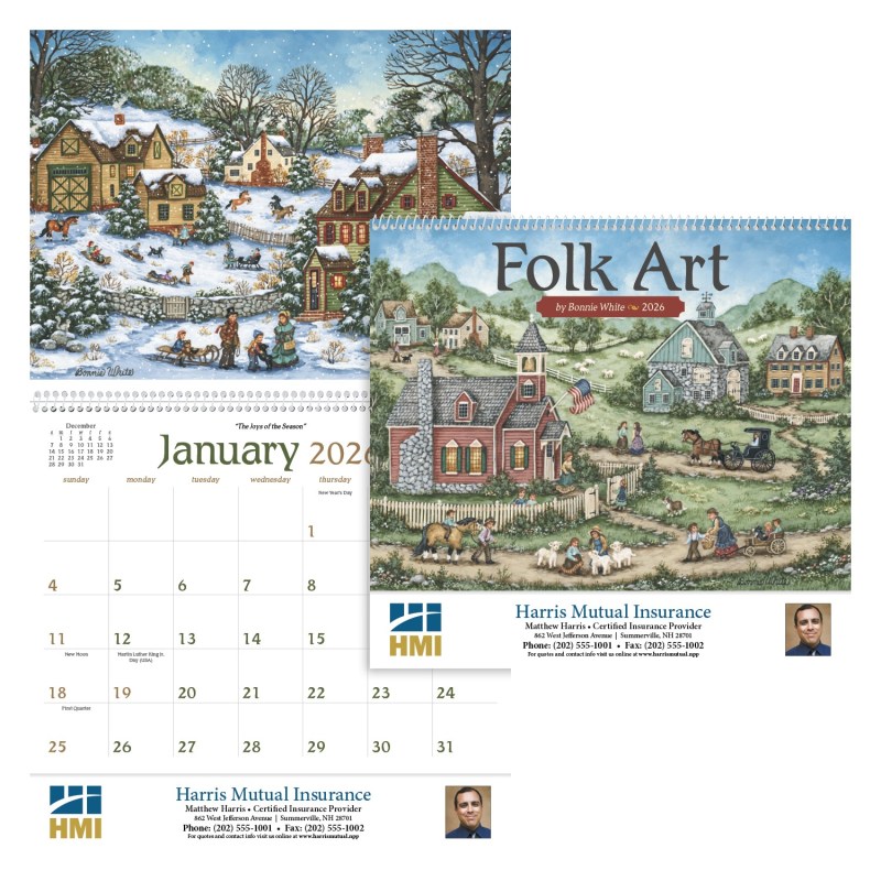Triumph® Calendars Folk Art Calendar 2 Triumph® Calendars Folk Art Calendar 2
