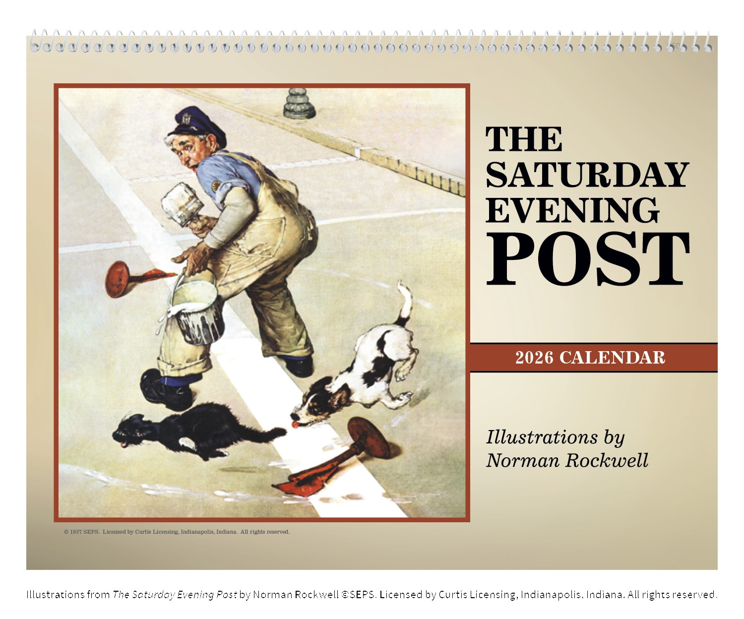 Triumph® Calendars The Saturday Evening Post Illustrations by Norman Rockwell Calendar 2