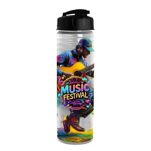 Garyline® Slim Fit Bottle with Flip-Top Lid - 24 oz. 2 Garyline® Slim Fit Bottle with Flip-Top Lid - 24 oz. 2