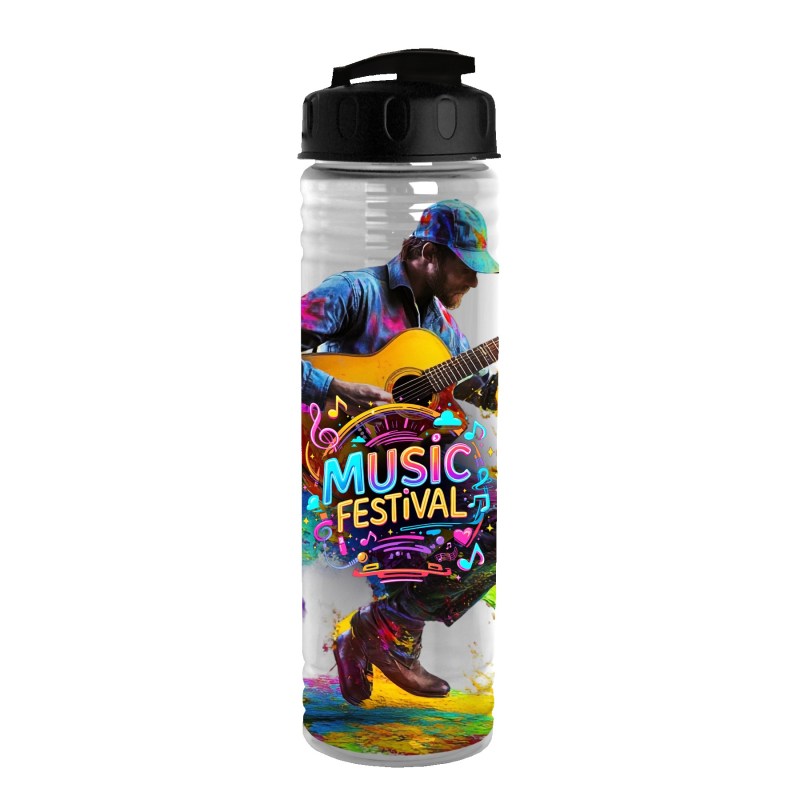 Garyline® Slim Fit Bottle with Flip-Top Lid - 24 oz. 2 Garyline® Slim Fit Bottle with Flip-Top Lid - 24 oz. 2