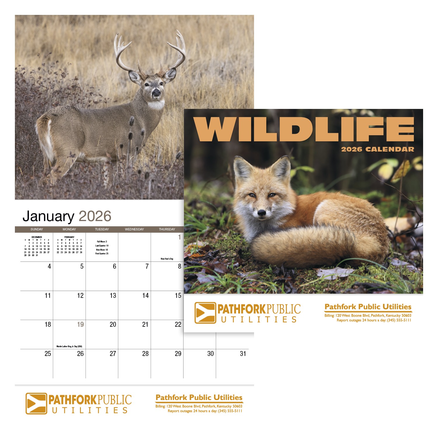 HotLine® Products Wildlife Appointment Calendar - Stapled 2