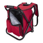 Take-n-Go Backpack Cooler Chair - angled open Take-n-Go Backpack Cooler Chair - angled open