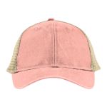 Ponytail Opening Ballcap - VHDW020 Ponytail Opening Ballcap Coral Ponytail Opening Ballcap - VHDW020 Ponytail Opening Ballcap Coral