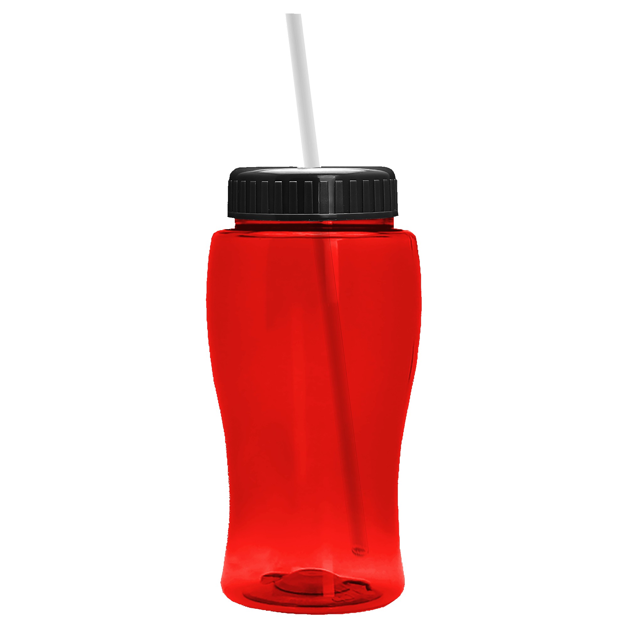 18 Oz. Pure-Poly Junior Sports Bottle w/Straw Lid 1