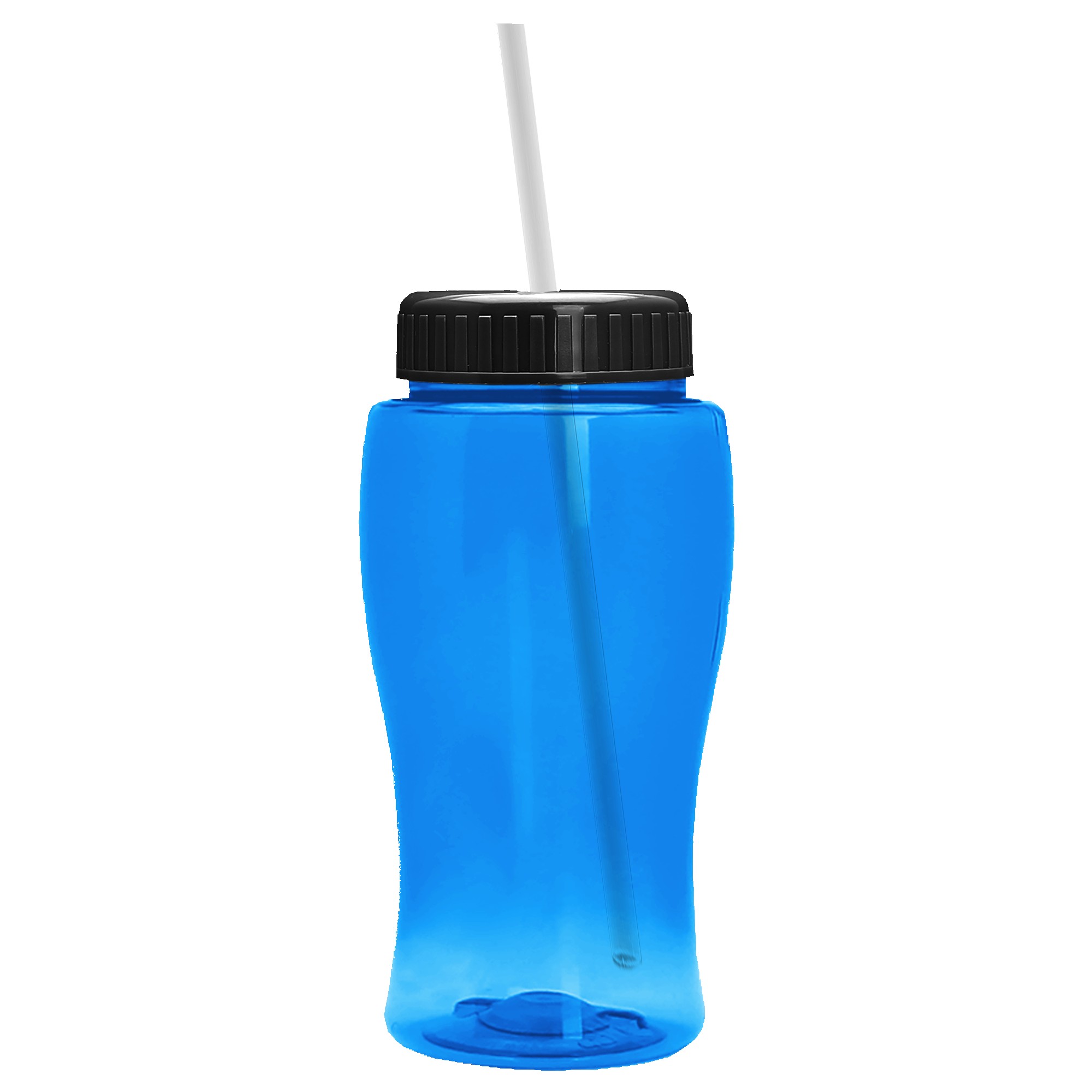 18 Oz. Pure-Poly Junior Sports Bottle w/Straw Lid 1