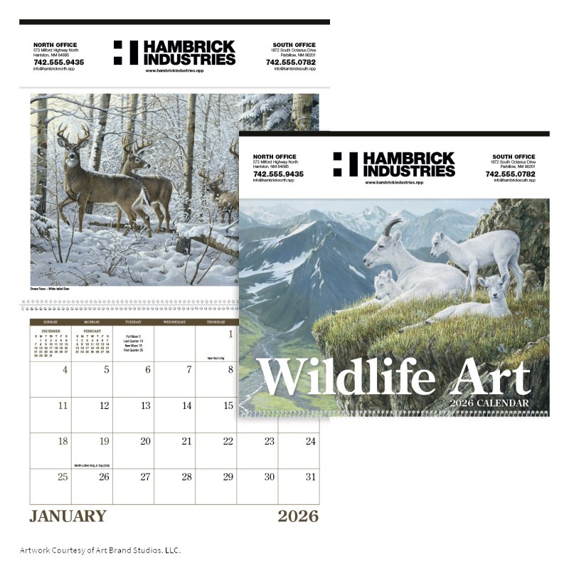 Triumph® Calendars Wildlife Art Calendar 2 Triumph® Calendars Wildlife Art Calendar 2