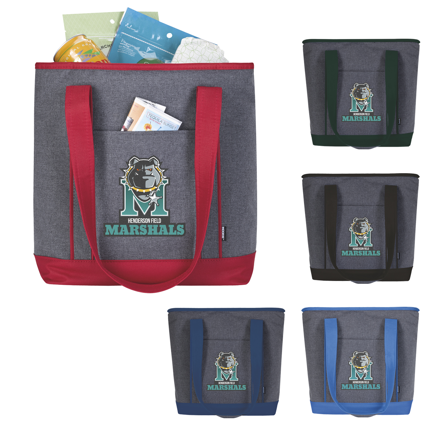 Koozie® Two-Tone Lunch-Time Cooler Tote 2