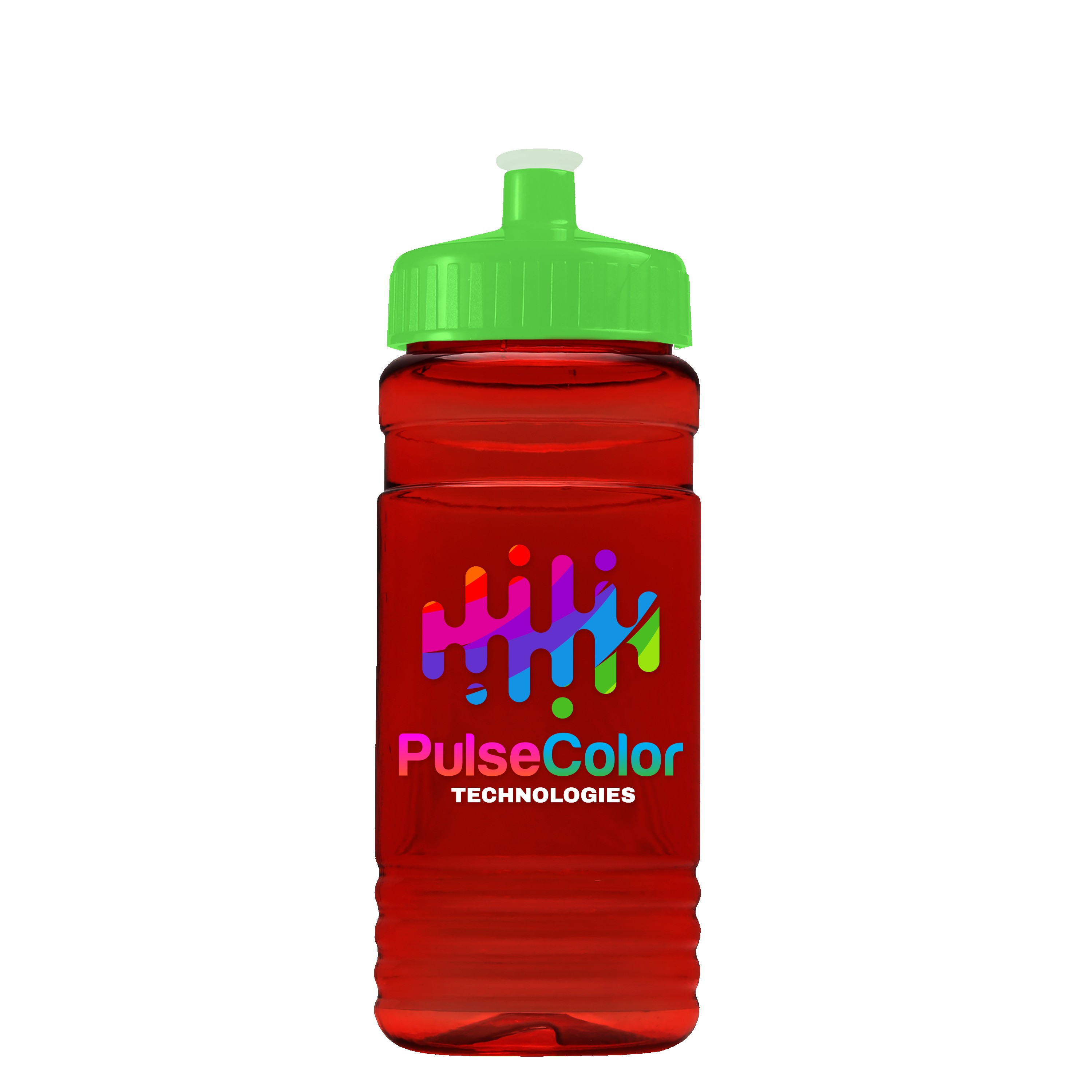 Garyline® RPET Bottle with Push-Pull Lid - 20 oz. 2
