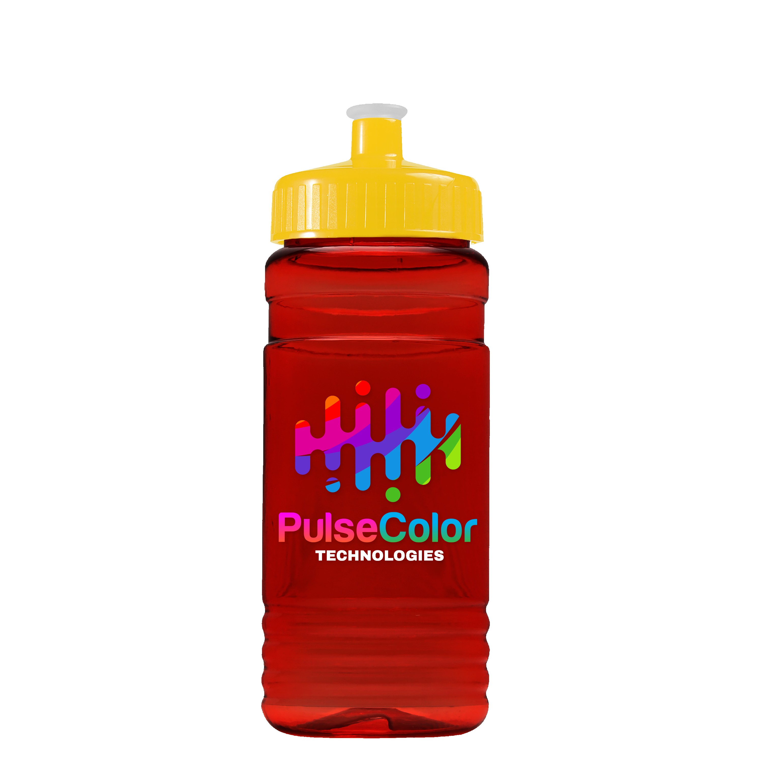 Garyline® RPET Bottle with Push-Pull Lid - 20 oz. 2