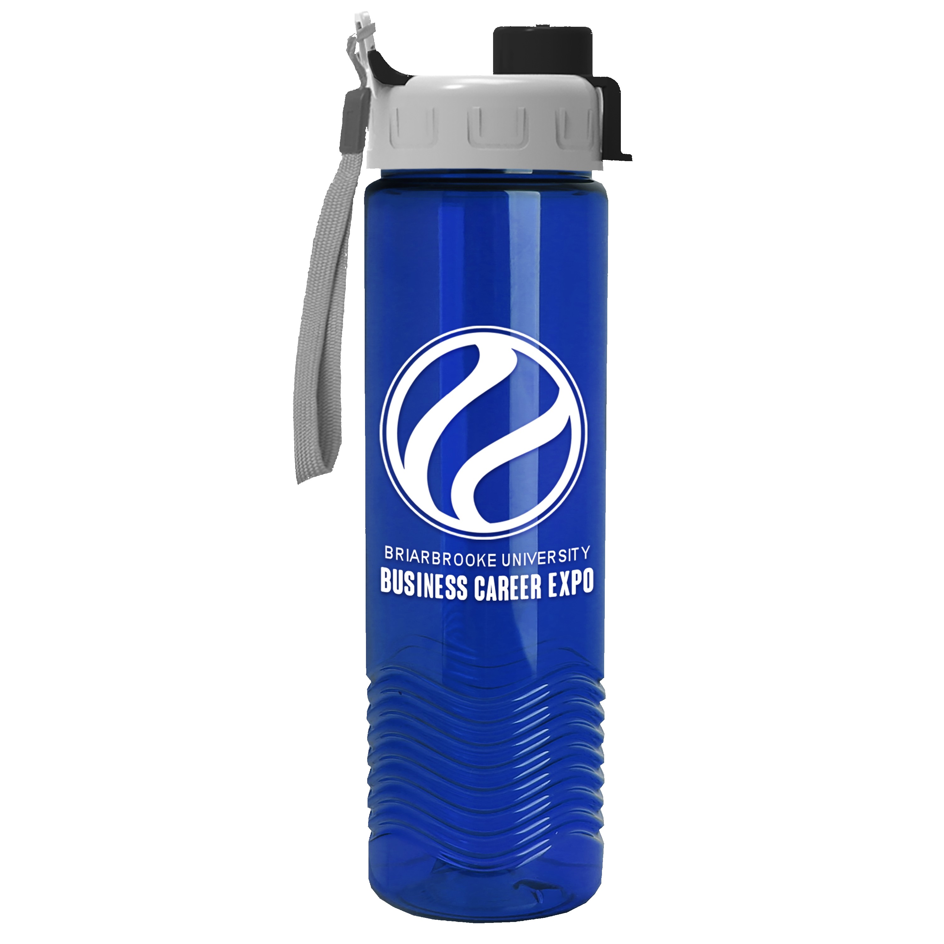 Garyline® Wave Tritan® Bottle with Quick-Snap Lid - 24 oz. 2