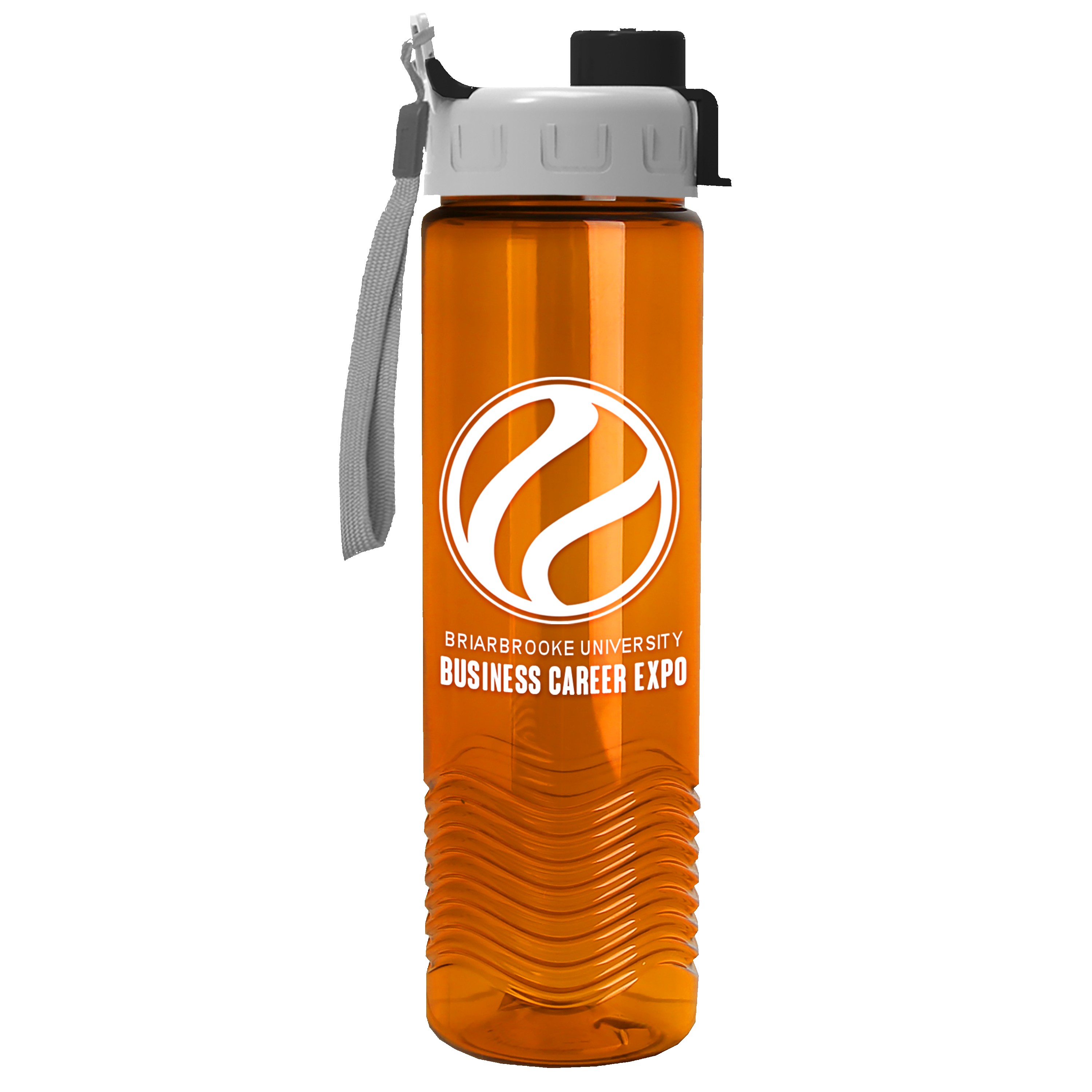 Garyline® Wave Tritan® Bottle with Quick-Snap Lid - 24 oz. 2