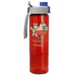 Garyline® Wave Tritan® Bottle with Quick-Snap Lid - 24 oz. - TRB24Q_translucentred_bottle_graywithblue_lid_full.png Garyline® Wave Tritan® Bottle with Quick-Snap Lid - 24 oz. - TRB24Q_translucentred_bottle_graywithblue_lid_full.png