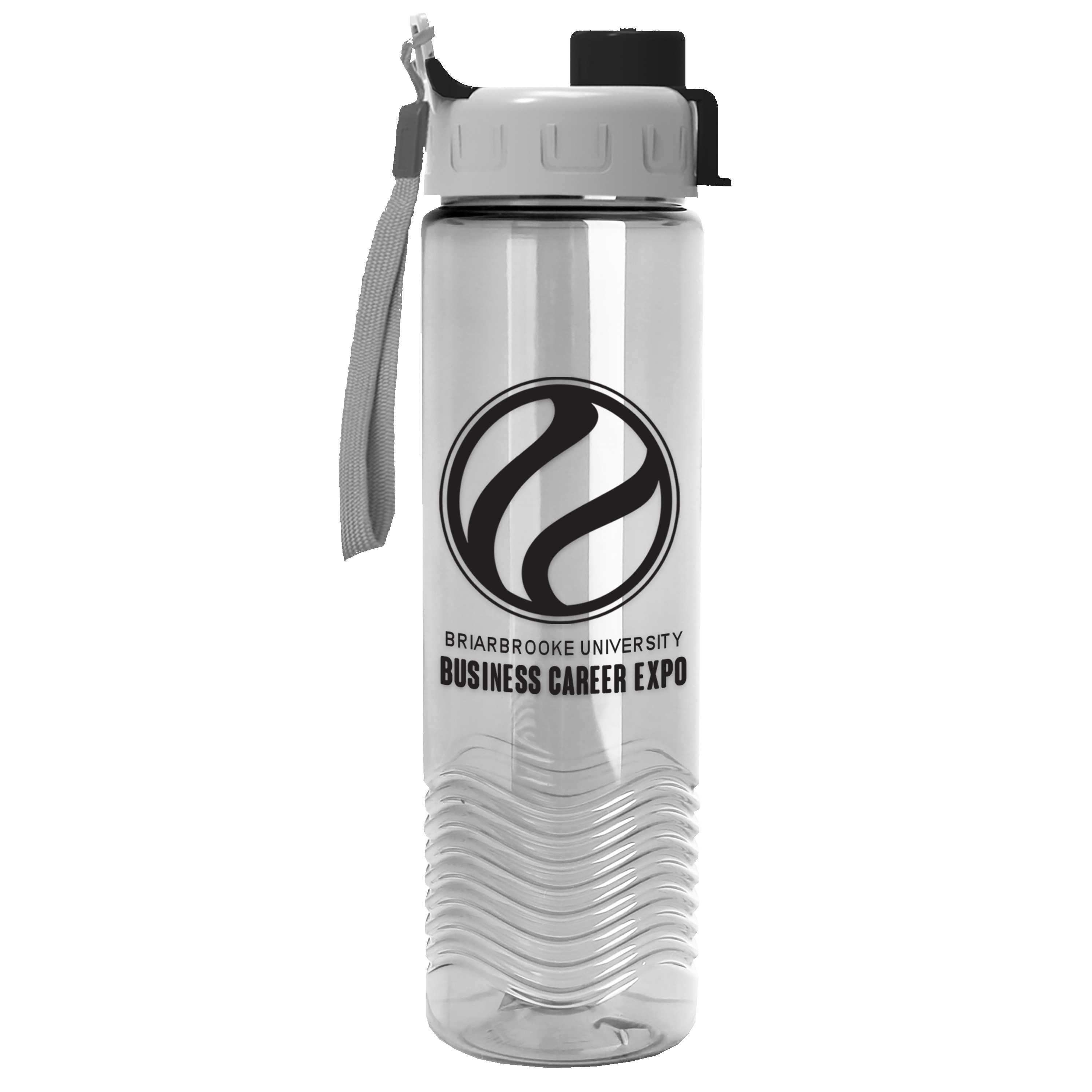 Garyline® Wave Tritan® Bottle with Quick-Snap Lid - 24 oz. 2