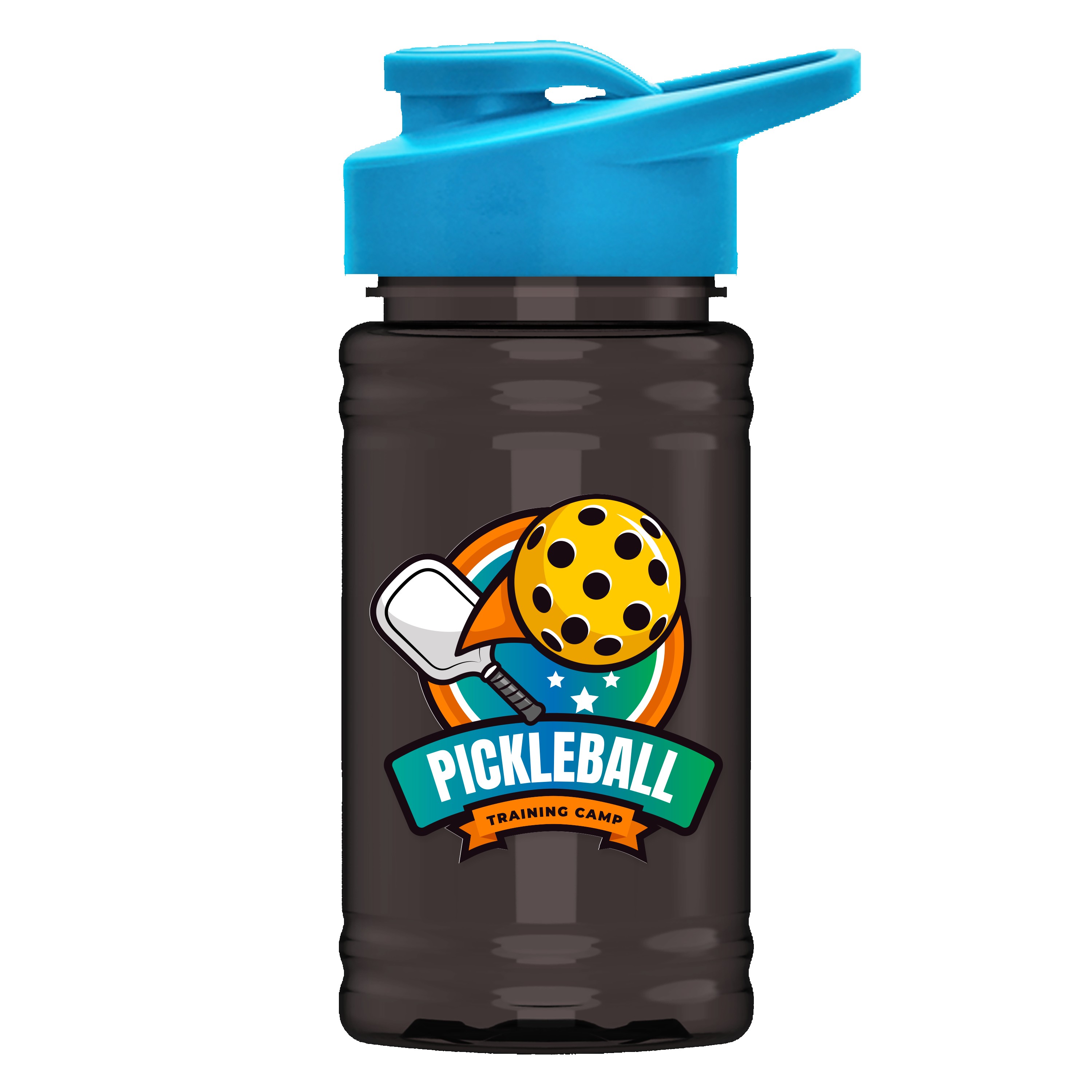 Garyline® Mini RPET Bottle with Drink-Thru Lid - 16 oz. 2