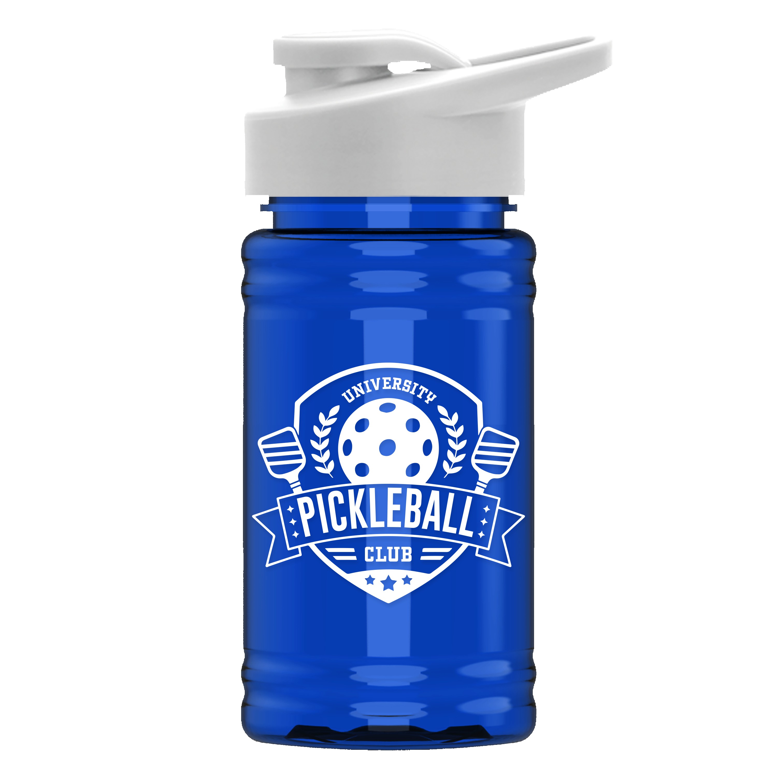 Garyline® Mini RPET Bottle with Drink-Thru Lid - 16 oz. 2