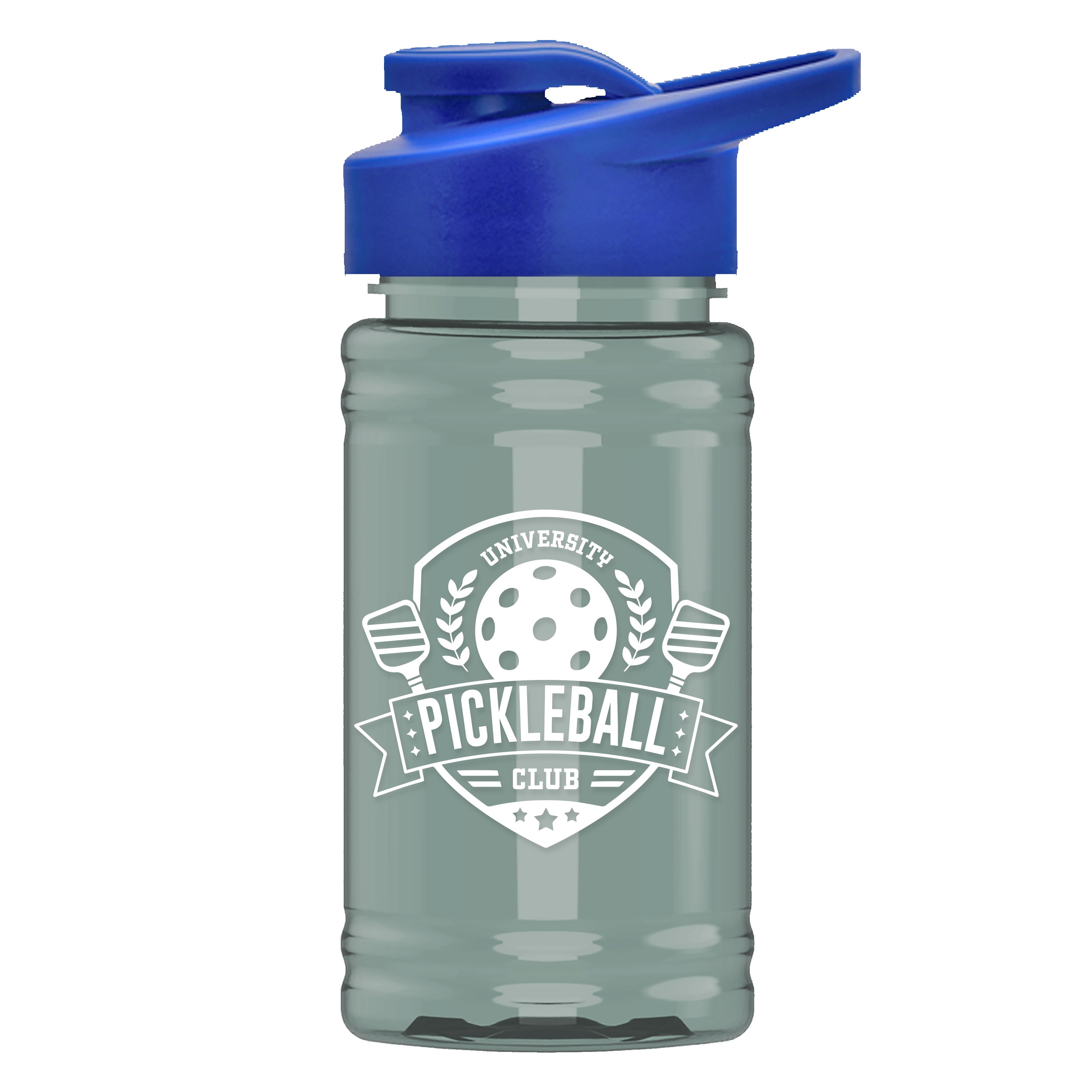Garyline® Mini RPET Bottle with Drink-Thru Lid - 16 oz. 2