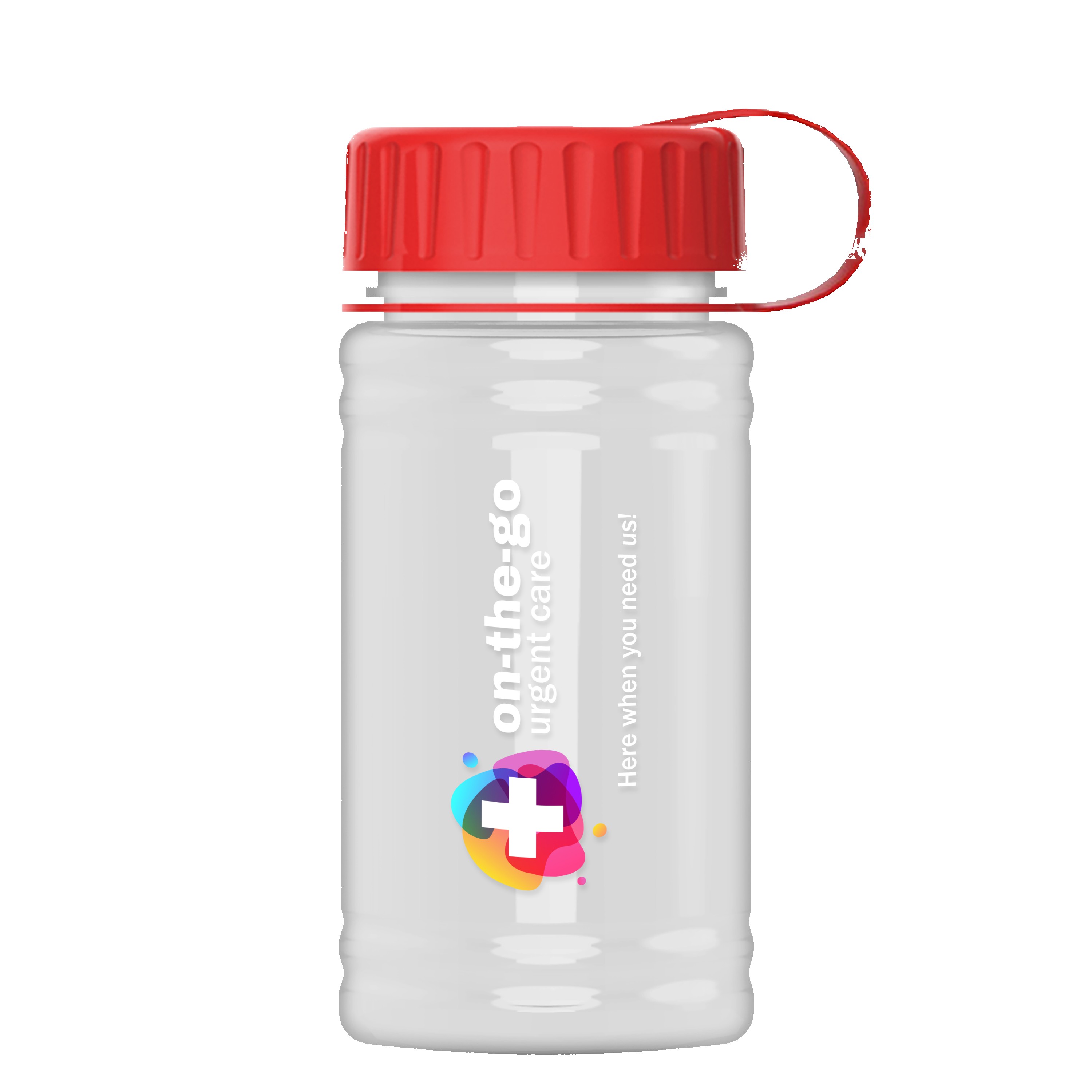 Garyline® Mini RPET Bottle with Tethered Lid - 16 oz. 2