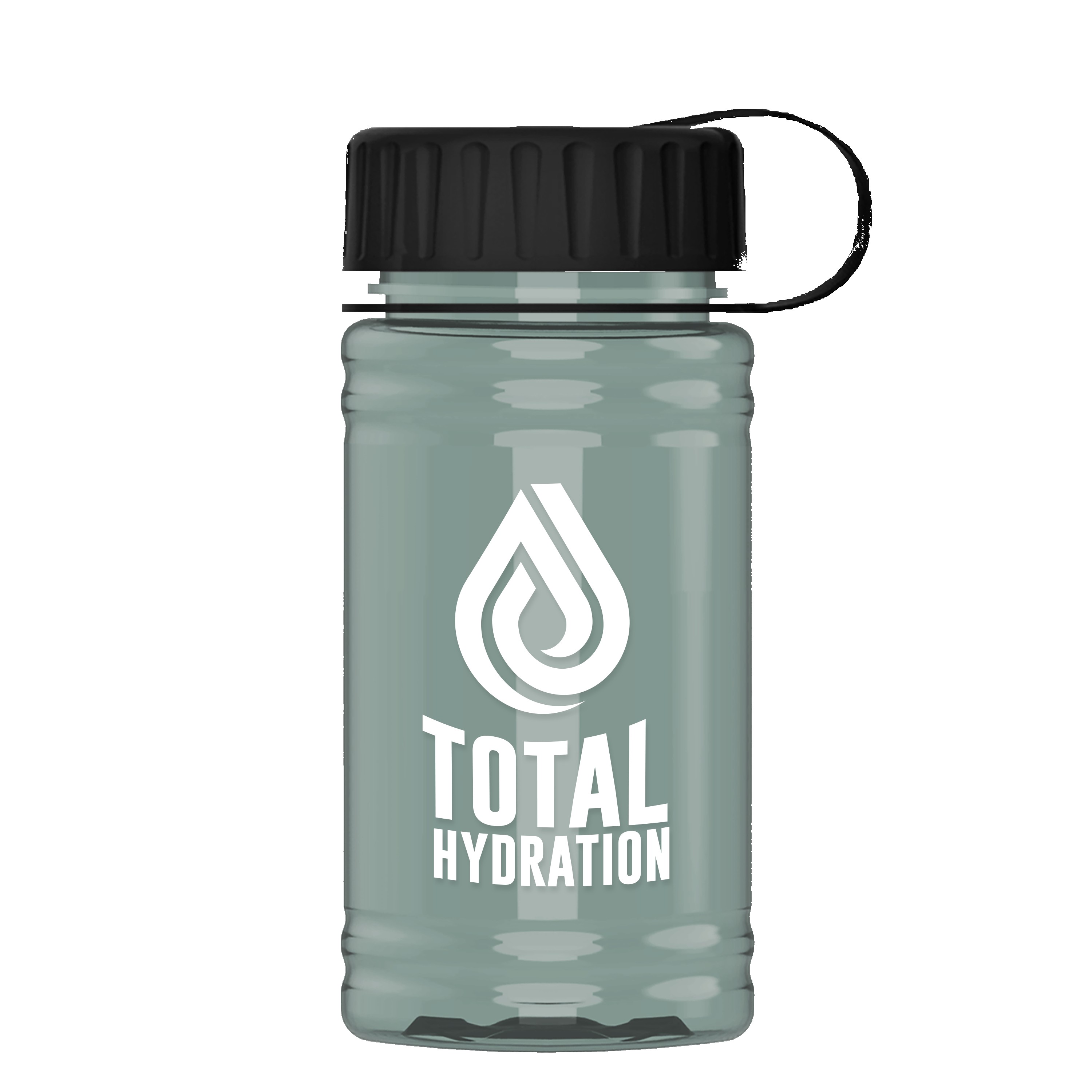 Garyline® Mini RPET Bottle with Tethered Lid - 16 oz. 2