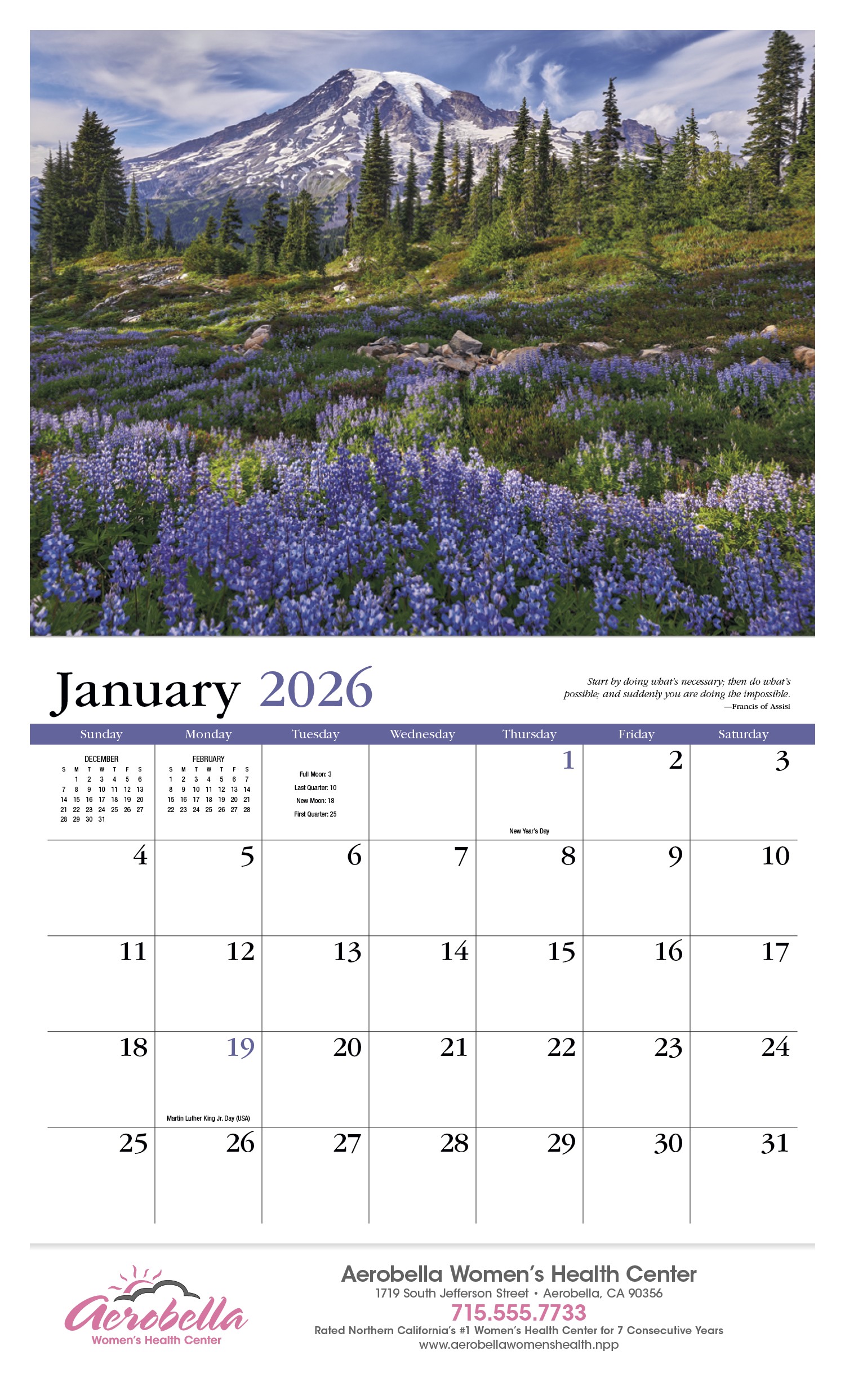 HotLine® Products Contemplations Appointment Calendar - Stapled 2