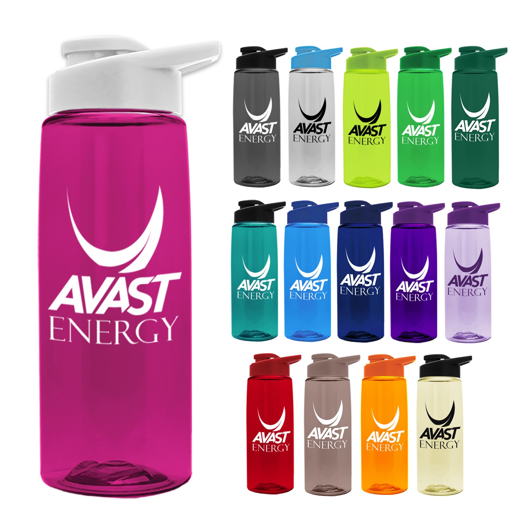 Garyline® Flair Tritan® Bottle with Drink-Thru Lid - 26 oz. 2