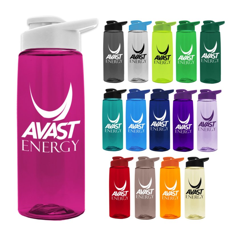 Garyline® Flair Tritan® Bottle with Drink-Thru Lid - 26 oz. 2 Garyline® Flair Tritan® Bottle with Drink-Thru Lid - 26 oz. 2