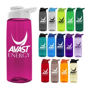 Garyline® Flair Tritan® Bottle with Drink-Thru Lid - 26 oz. 2 Garyline® Flair Tritan® Bottle with Drink-Thru Lid - 26 oz. 2