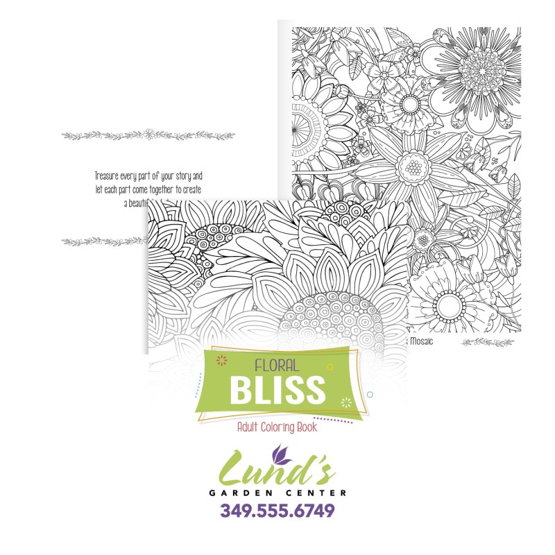 Good Value™ Floral Bliss Adult Coloring Book 2 Good Value™ Floral Bliss Adult Coloring Book 2