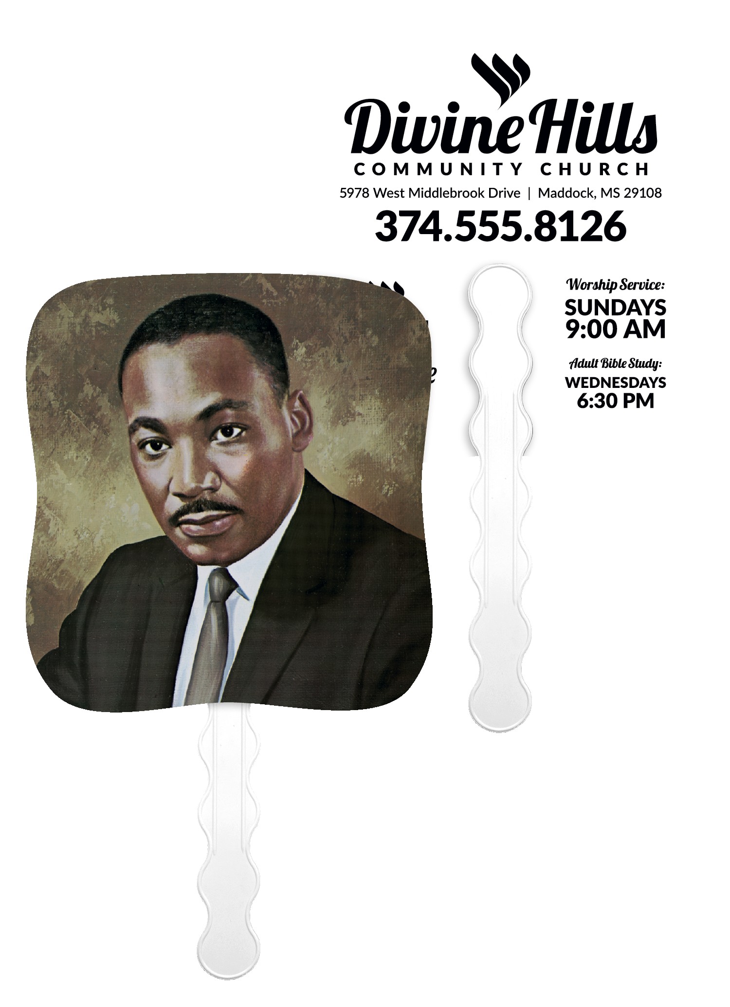 Skinner & Kennedy™ Dr. Martin Luther King, Jr. - Pictorial Fan 2 Skinner & Kennedy™ Dr. Martin Luther King, Jr. - Pictorial Fan 2