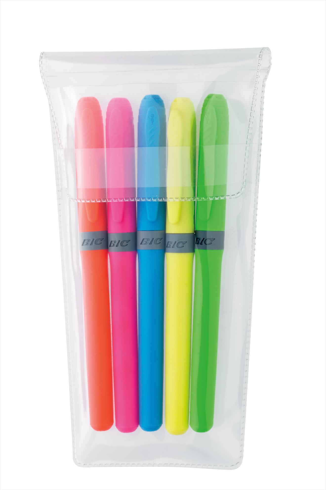 BIC® Brite Liner Grip™ 5-Pack 2