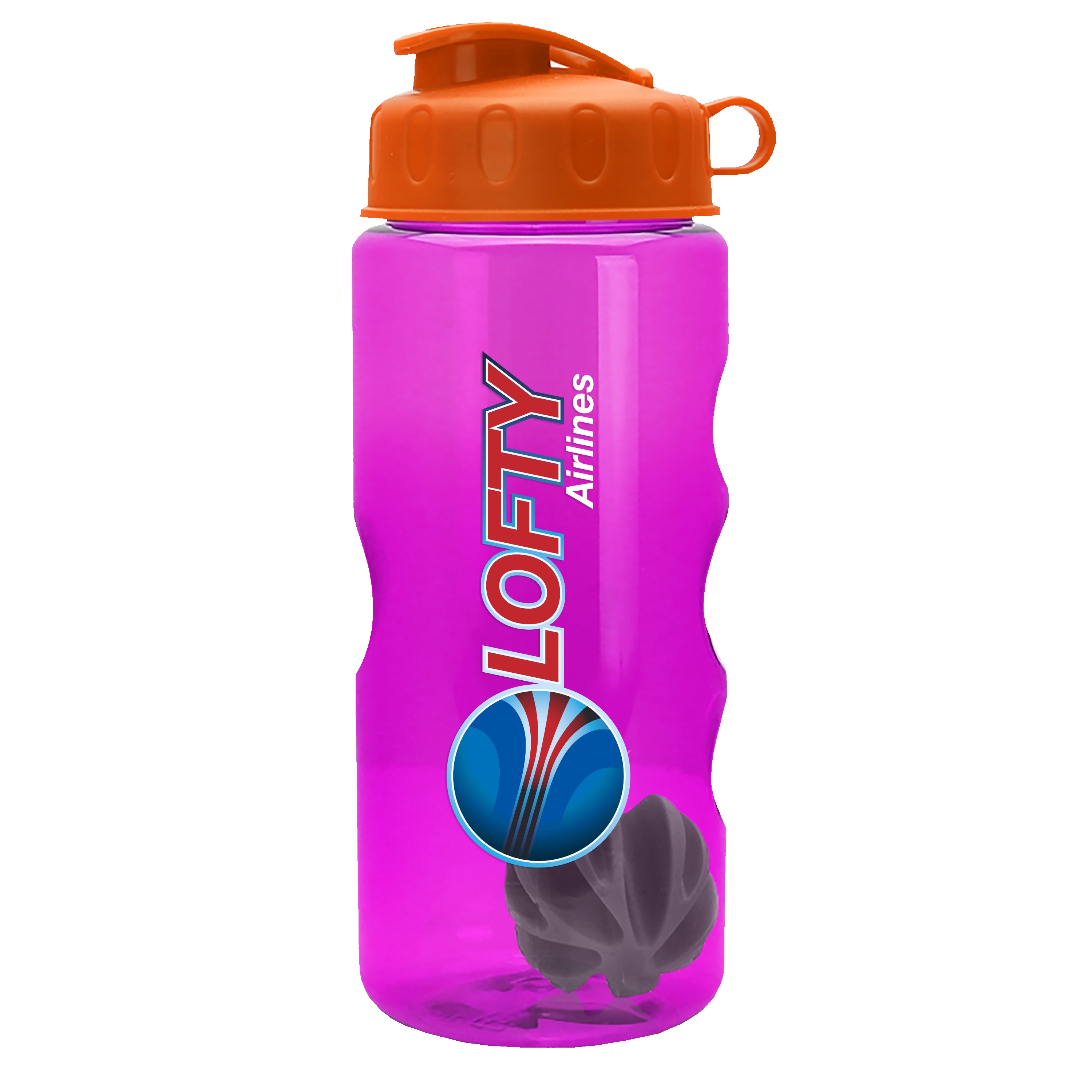 Garyline® Mini Mountain Tritan® Shaker Bottle with Flip Lid - 22 oz. 2