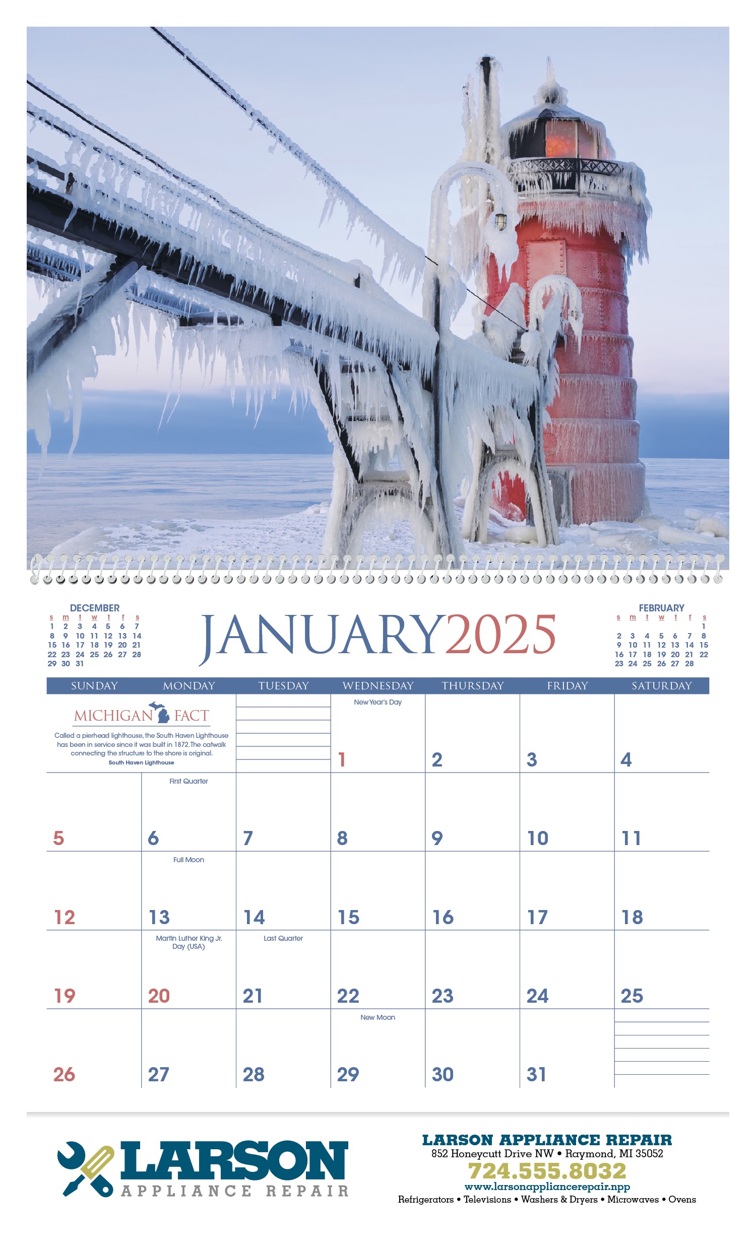 Triumph® Calendars Michigan Calendar 2