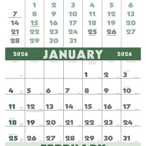 Triumph® Calendars 3-Month Planner (12 Sheet) 2 Triumph® Calendars 3-Month Planner (12 Sheet) 2