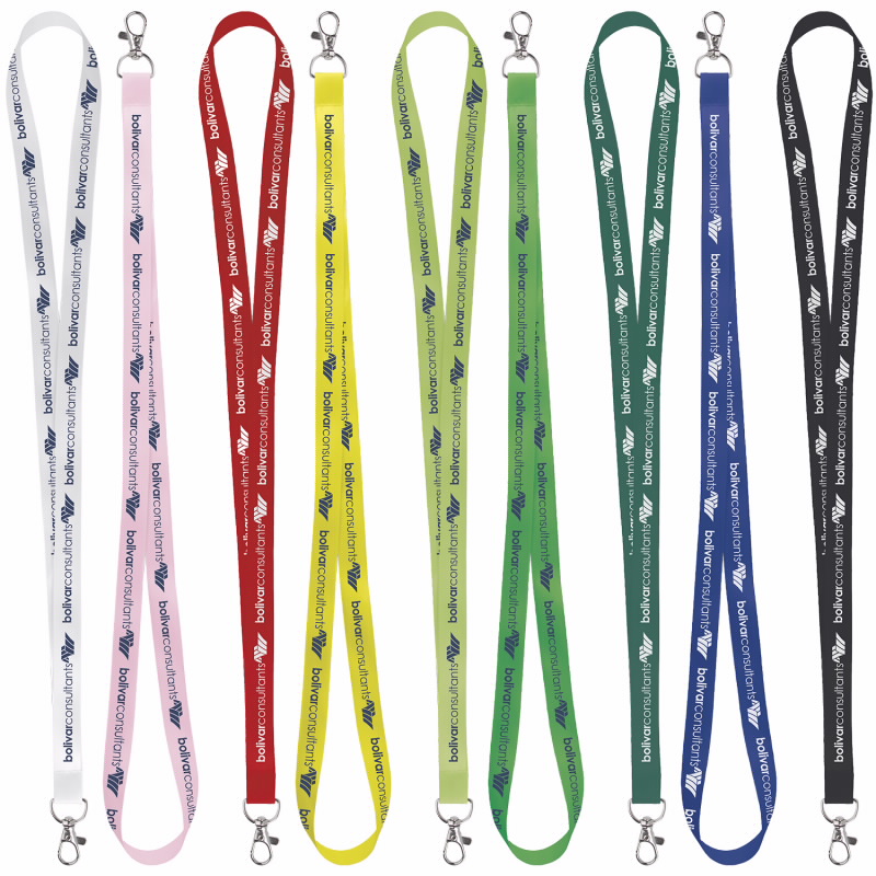 Universal Source® 5/8" Satin Screen Print Lanyard 2