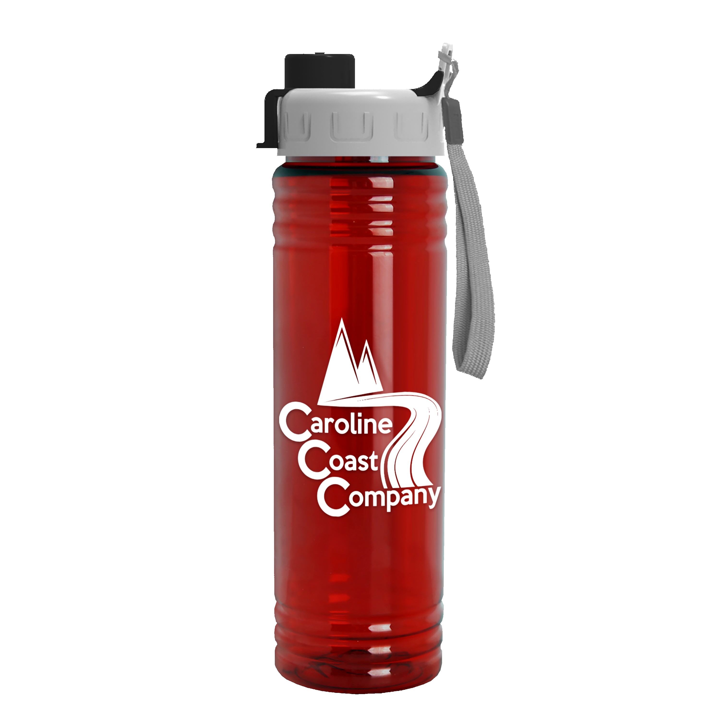 Garyline® Slim Fit RPET Bottle with Quick-Snap Lid - 24 oz. 2