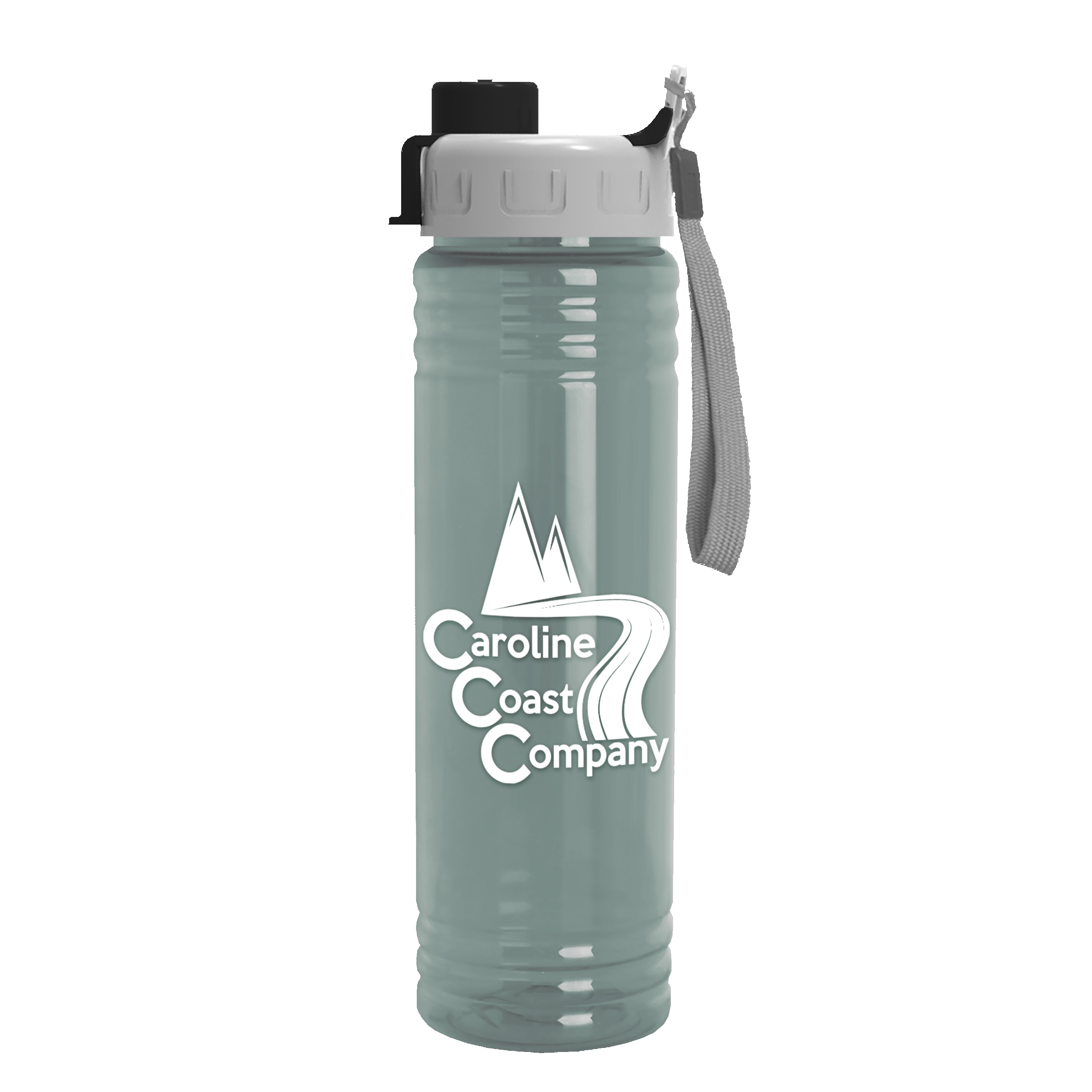 Garyline® Slim Fit RPET Bottle with Quick-Snap Lid - 24 oz. 2