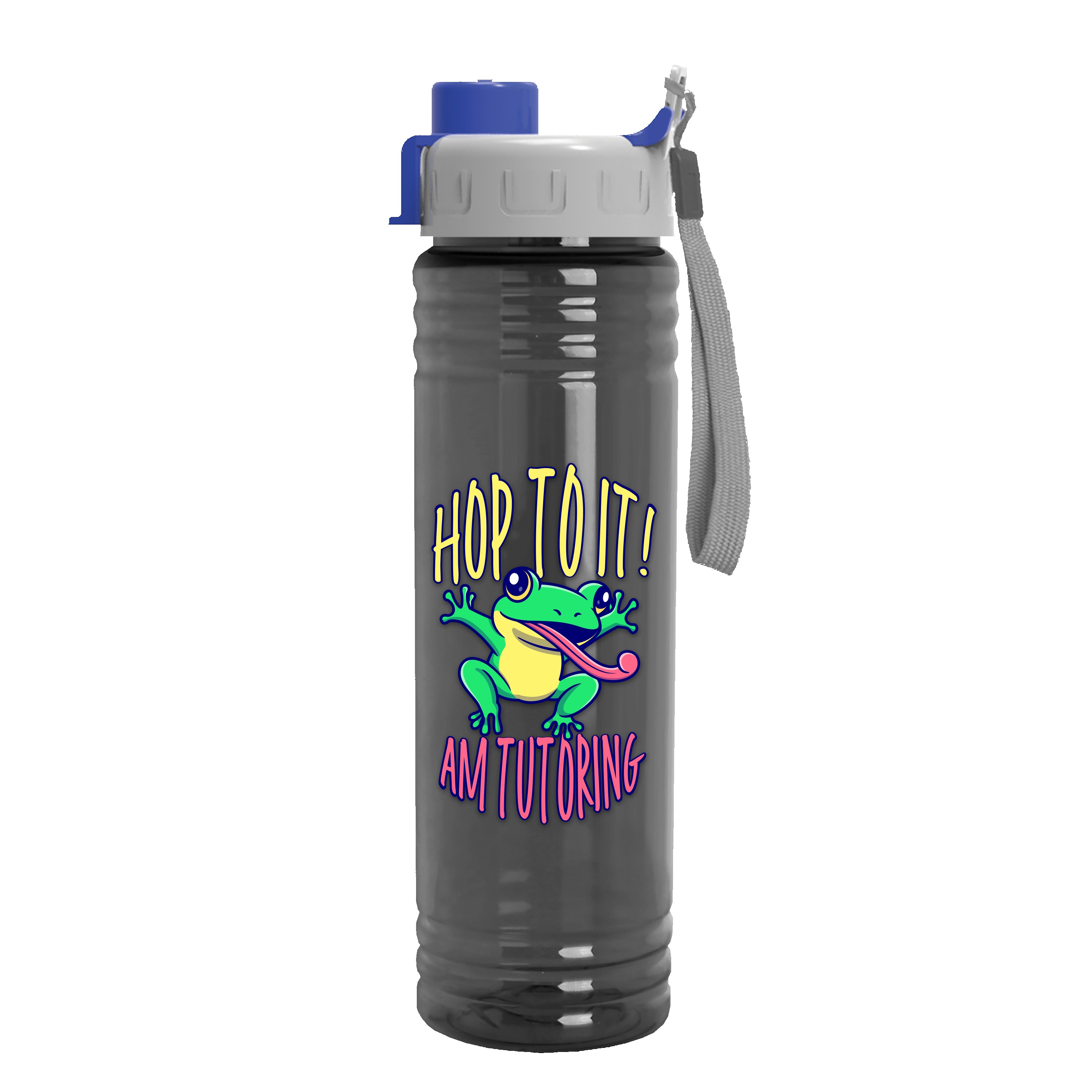 Garyline® Slim Fit RPET Bottle with Quick-Snap Lid - 24 oz. 2